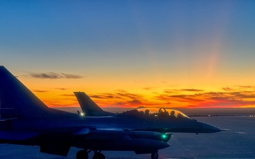 Edwards AFB Early Morning Test Flight