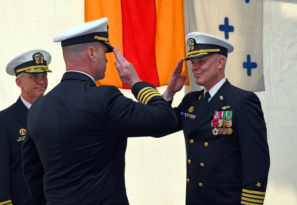 USS Mount Whitney Change of Command