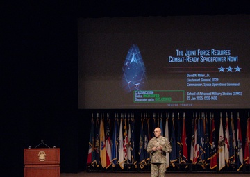 SpOC Commander Champions Joint Space Integration at Army Command and General Staff College