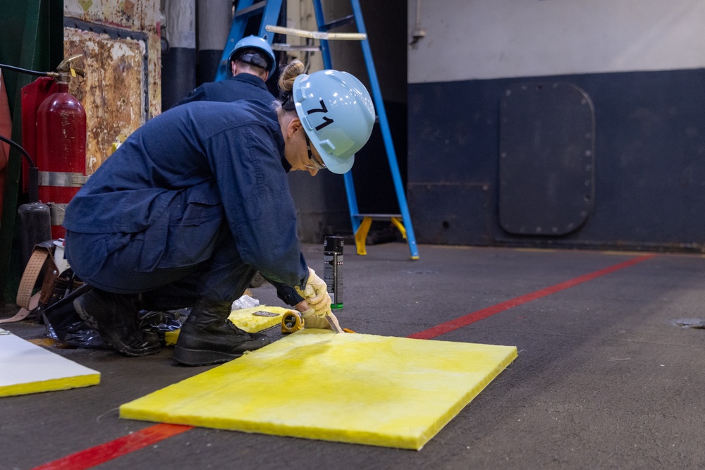 USS Theodore Roosevelt Maintenance