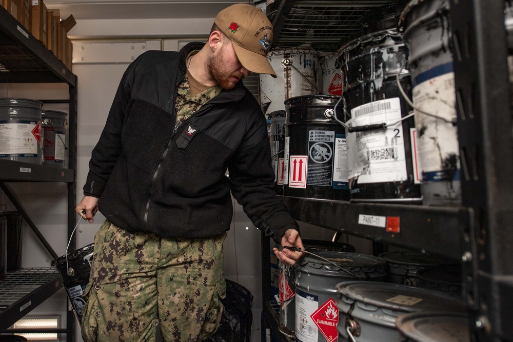 USS Theodore Roosevelt Maintenance