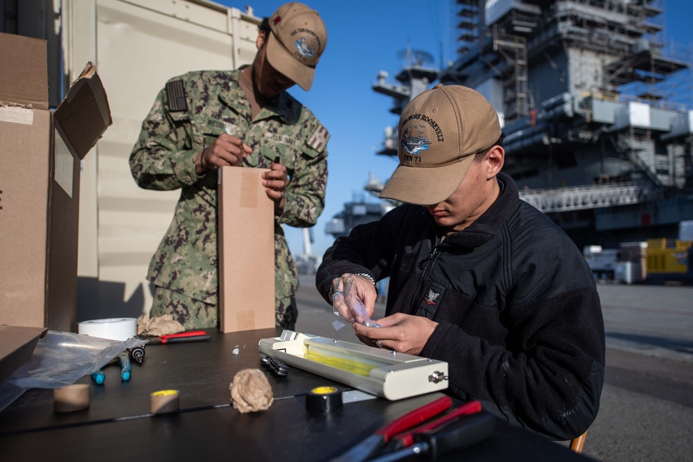 USS Theodore Roosevelt Maintenance