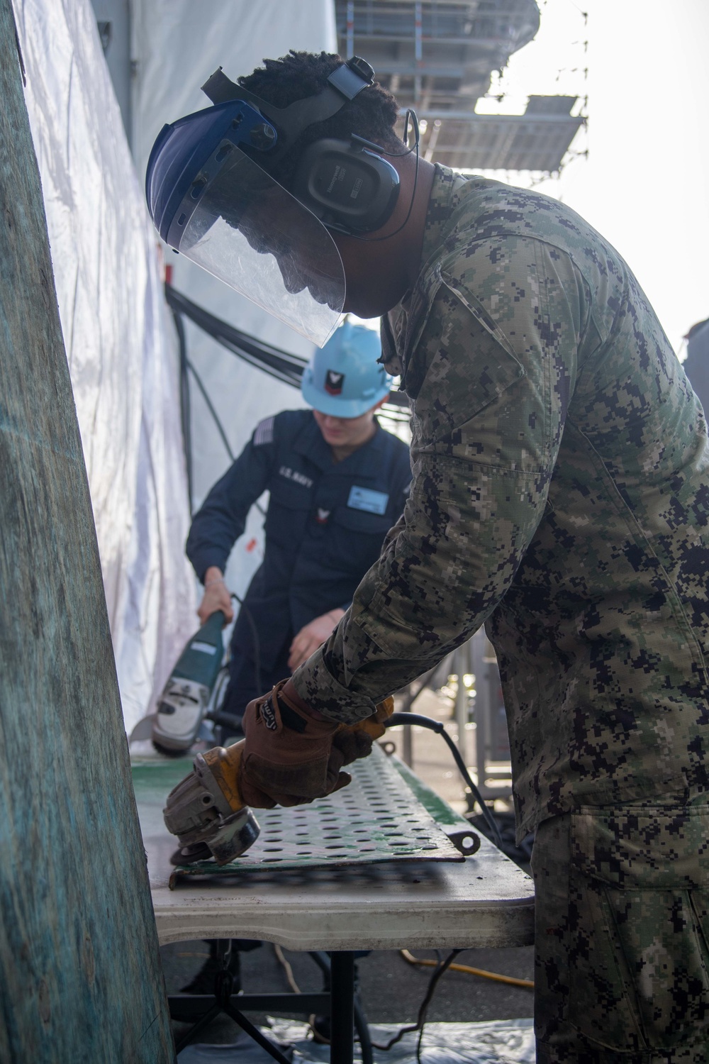 USS Theodore Roosevelt Maintenance