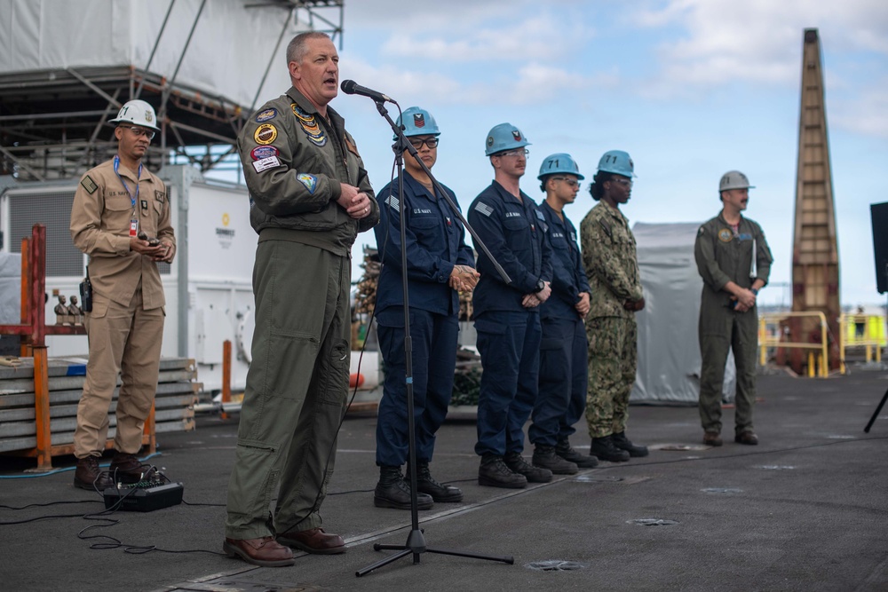 USS Theodore Roosevelt Sailors Of The Year Awards