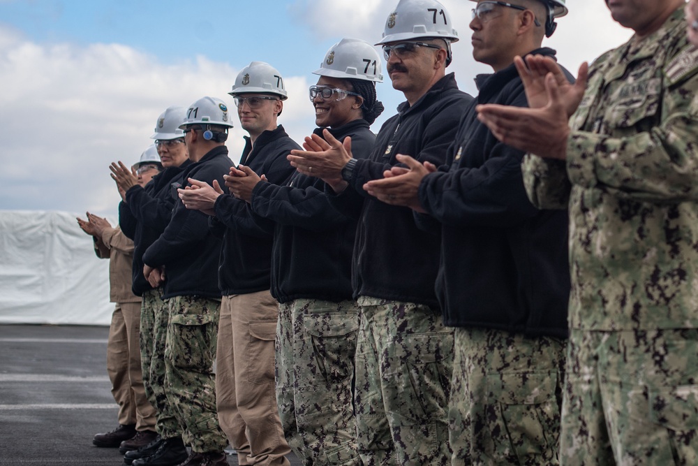 USS Theodore Roosevelt Sailors Of The Year Awards