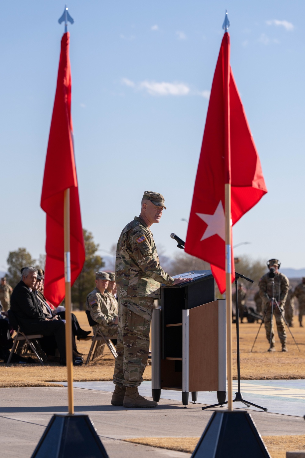 1st Armored Division Colors Casing Ceremony 2025