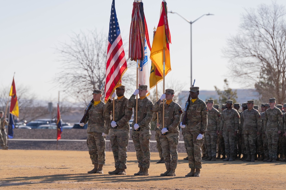 1st Armored Division Colors Casing Ceremony 2025