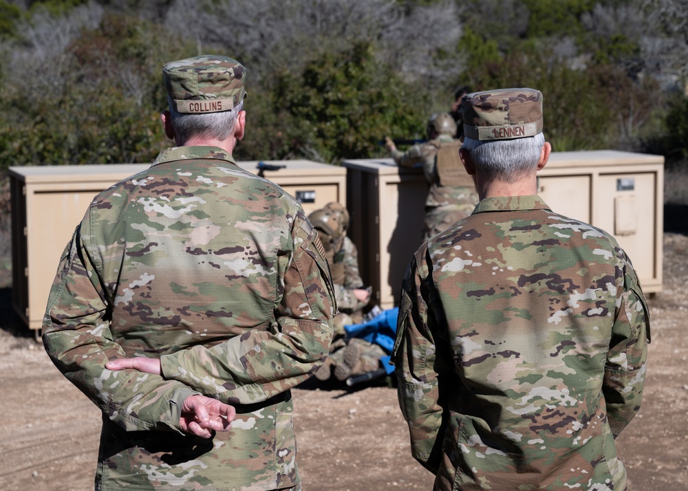 AETC Leaders Observe Cutting-Edge Medical Readiness Training at Camp Bullis