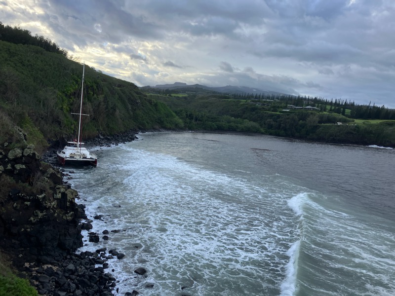 Coast Guard, partners respond to aground vessels in Maui following storms