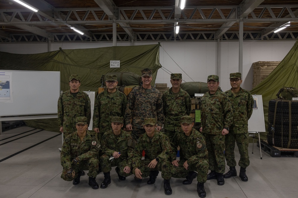 3rd MLG CG visits JGSDF Western Army Logistics Elements