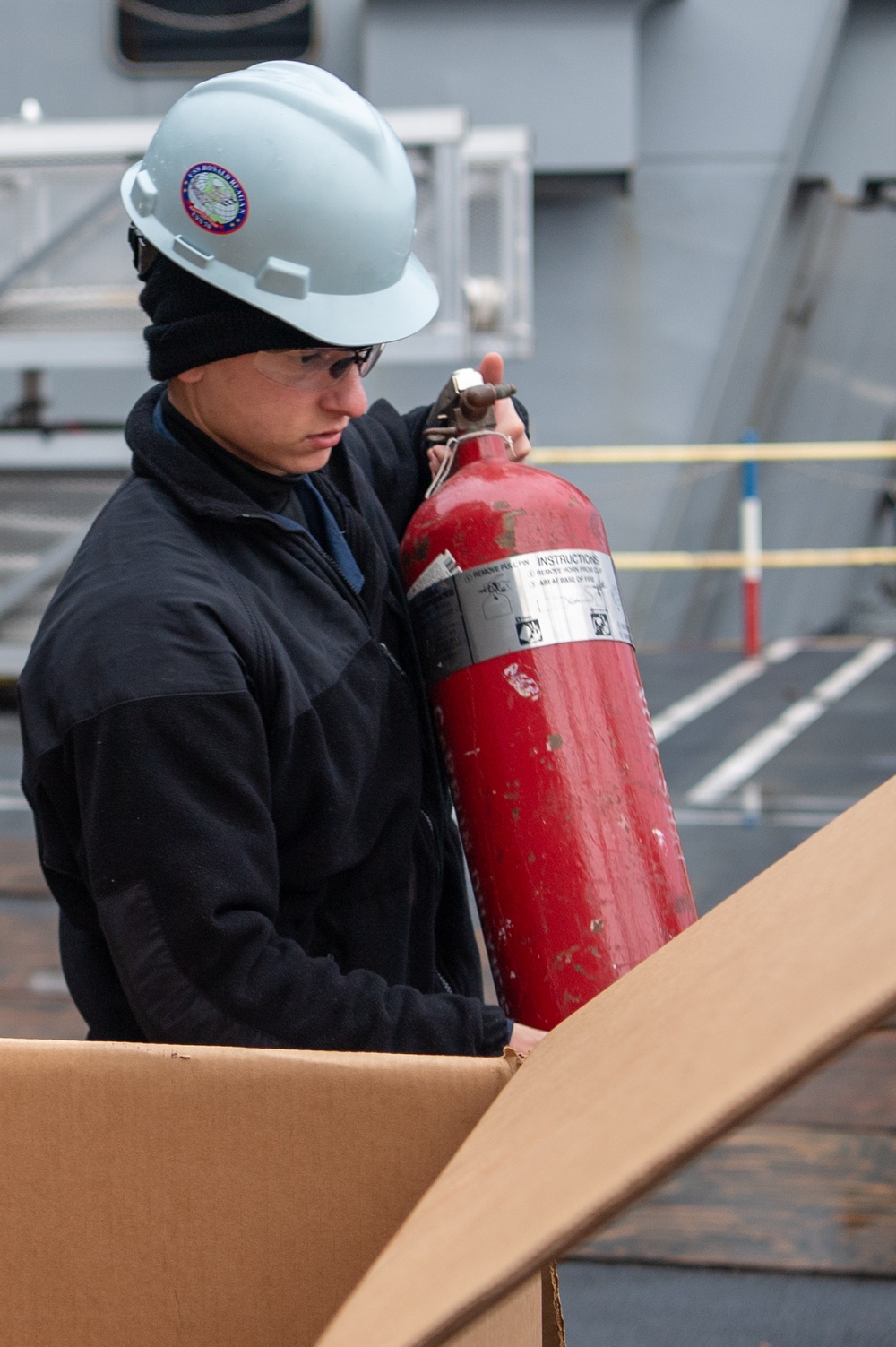 USS Ronald Reagan (CVN 76) prepares for DPIA