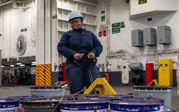 USS Ronald Reagan (CVN 76) prepares for DPIA