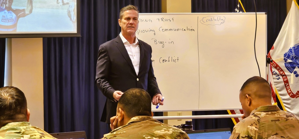 Retired Army colonel holds leadership ‘lunch and learn’ at Fort McCoy