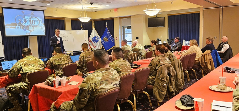 Retired Army colonel holds leadership ‘lunch and learn’ at Fort McCoy