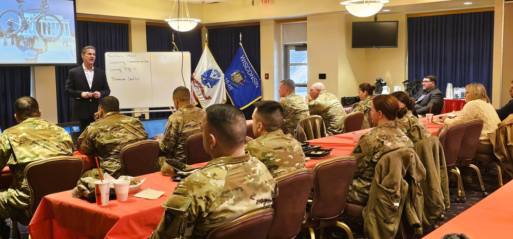 Retired Army colonel holds leadership ‘lunch and learn’ at Fort McCoy