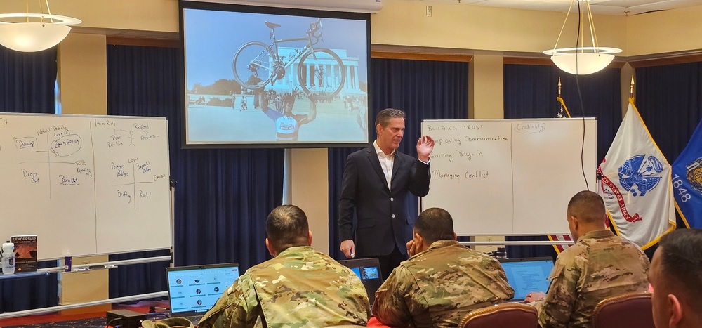 Retired Army colonel holds leadership ‘lunch and learn’ at Fort McCoy