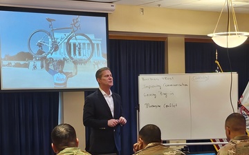 Retired Army colonel holds leadership ‘lunch and learn’ at Fort McCoy