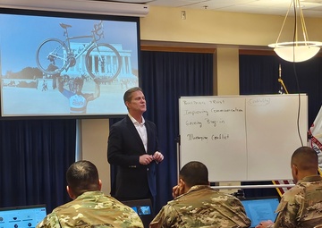 Retired Army colonel holds leadership ‘lunch and learn’ at Fort McCoy