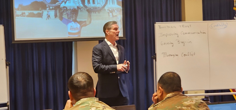 Retired Army colonel holds leadership ‘lunch and learn’ at Fort McCoy