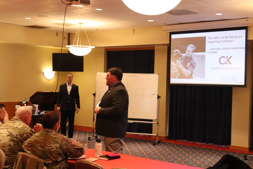 Retired Army colonel holds leadership ‘lunch and learn’ at Fort McCoy