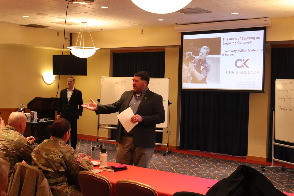 Retired Army colonel holds leadership ‘lunch and learn’ at Fort McCoy