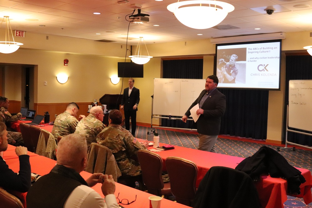 Retired Army colonel holds leadership ‘lunch and learn’ at Fort McCoy