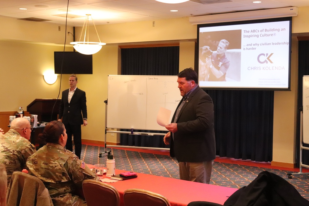 Retired Army colonel holds leadership ‘lunch and learn’ at Fort McCoy