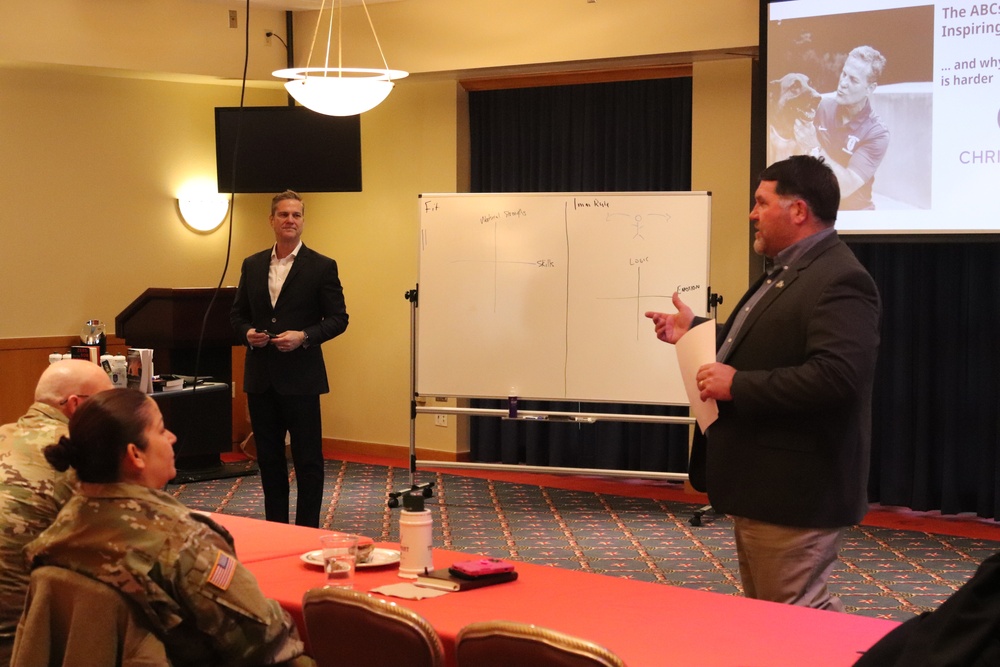 Retired Army colonel holds leadership ‘lunch and learn’ at Fort McCoy