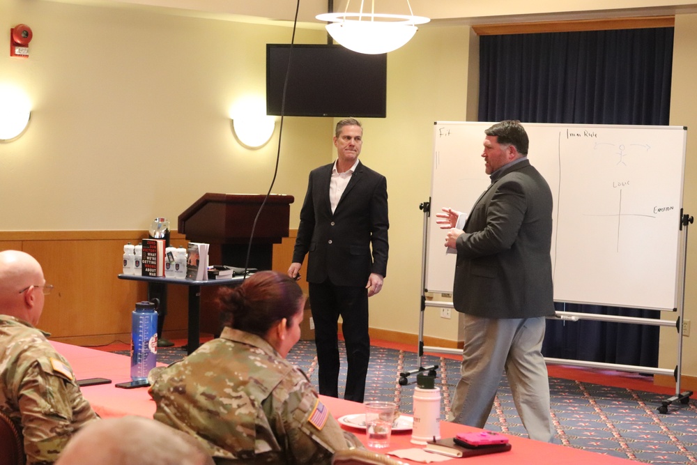 Retired Army colonel holds leadership ‘lunch and learn’ at Fort McCoy