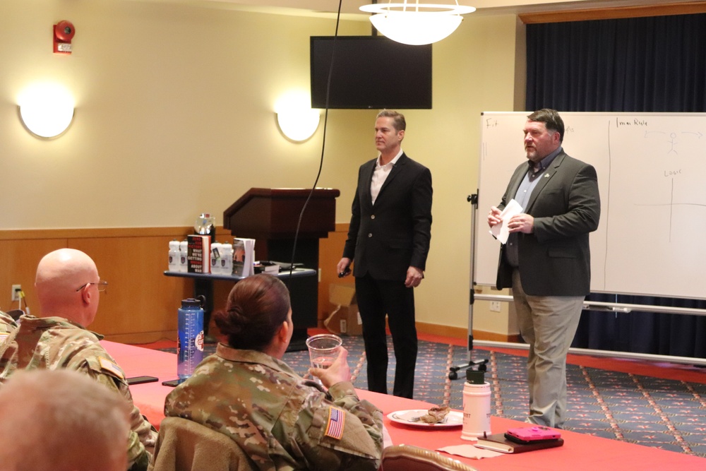 Retired Army colonel holds leadership ‘lunch and learn’ at Fort McCoy