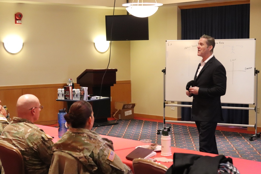 Retired Army colonel holds leadership ‘lunch and learn’ at Fort McCoy