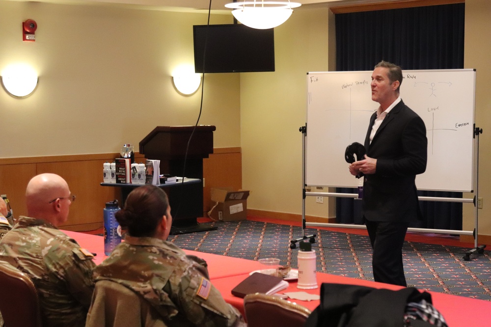 Retired Army colonel holds leadership ‘lunch and learn’ at Fort McCoy