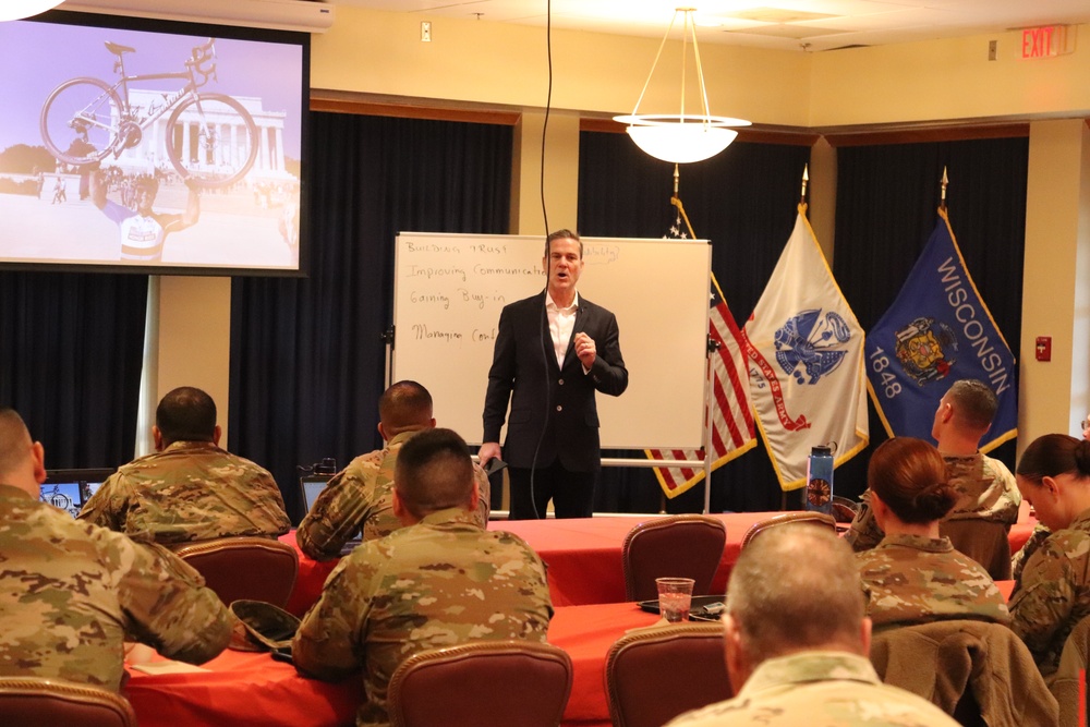 Retired Army colonel holds leadership ‘lunch and learn’ at Fort McCoy