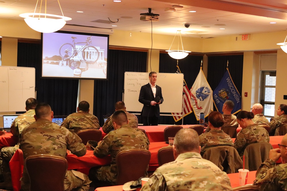 Retired Army colonel holds leadership ‘lunch and learn’ at Fort McCoy