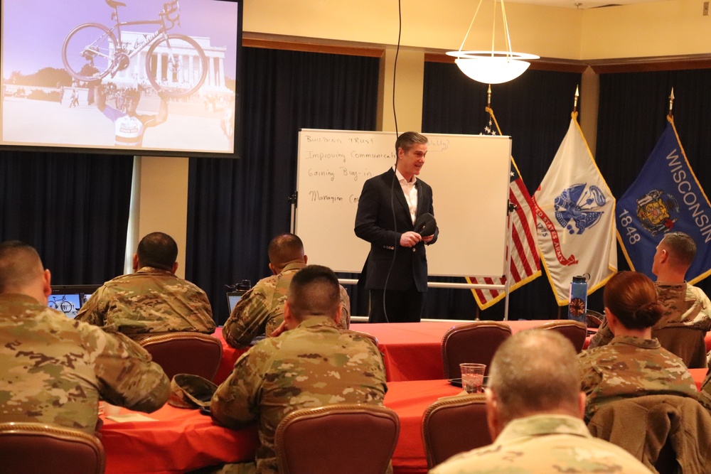 Retired Army colonel holds leadership ‘lunch and learn’ at Fort McCoy