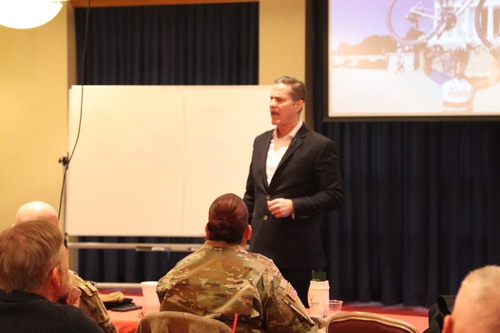 Retired Army colonel holds leadership ‘lunch and learn’ at Fort McCoy