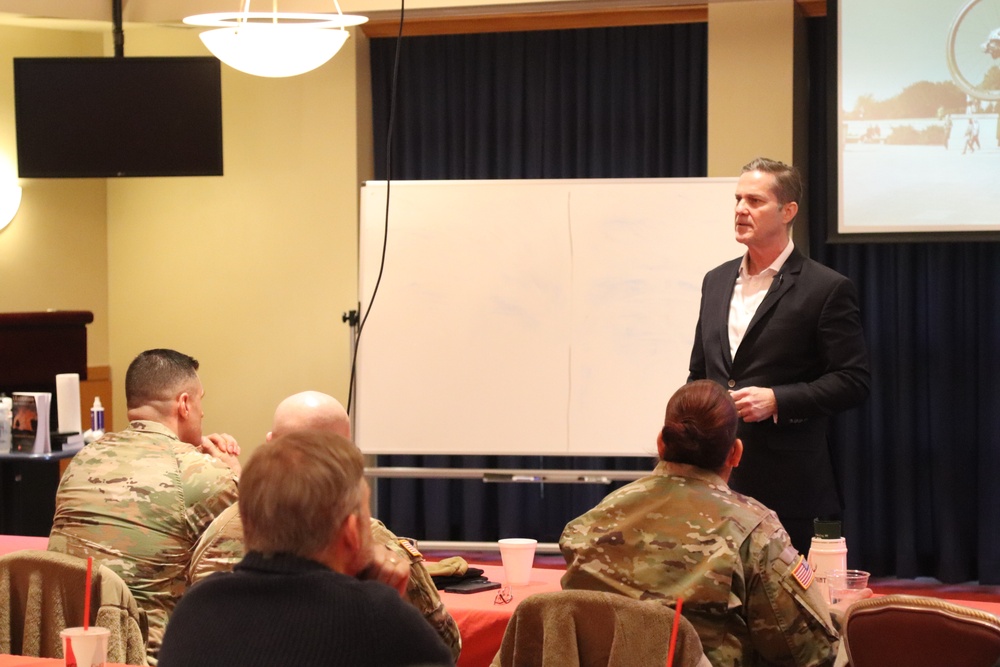 Retired Army colonel holds leadership ‘lunch and learn’ at Fort McCoy