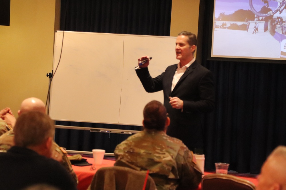 Retired Army colonel holds leadership ‘lunch and learn’ at Fort McCoy