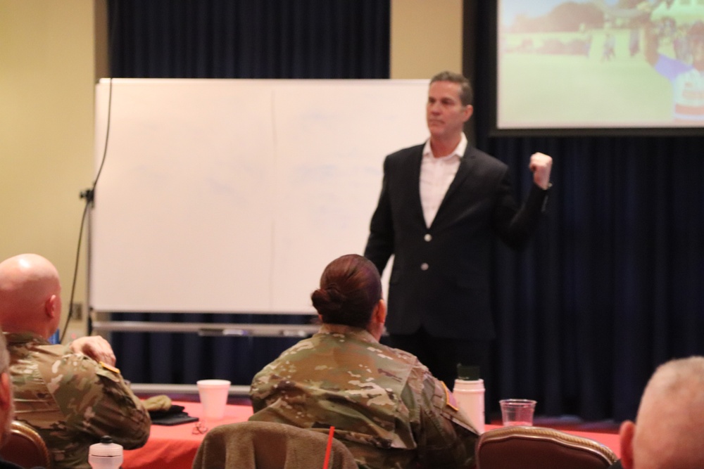 Retired Army colonel holds leadership ‘lunch and learn’ at Fort McCoy