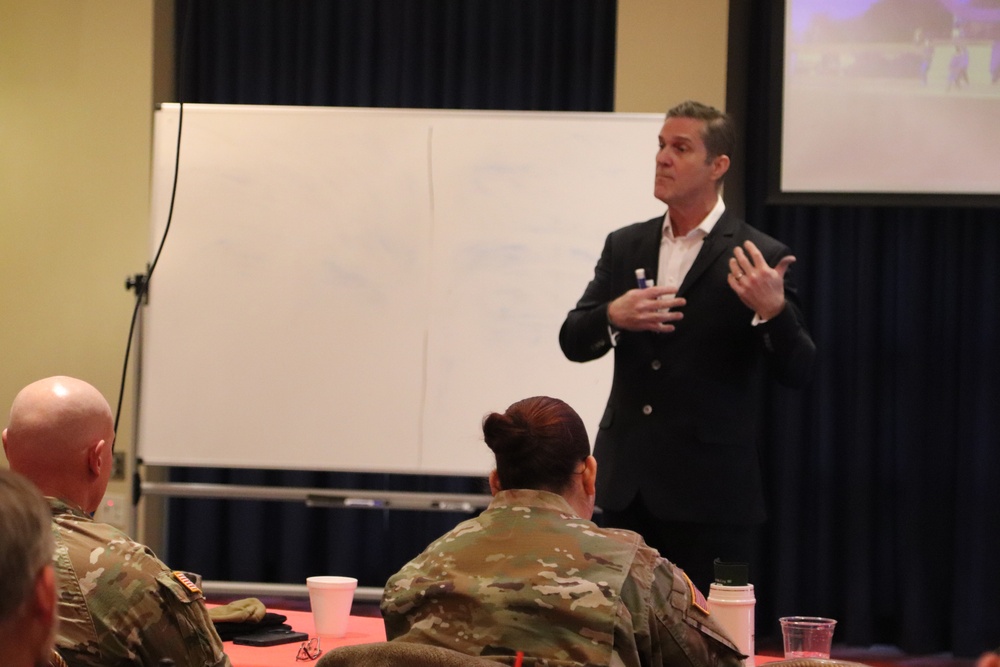 Retired Army colonel holds leadership ‘lunch and learn’ at Fort McCoy