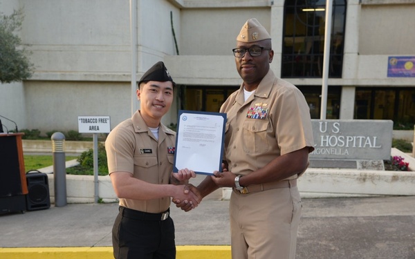 U.S. NMRTC Sigonella Awards Ceremony January 24, 2025