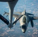 134th Aerial Refueling of an F-16 Fighting Falcon