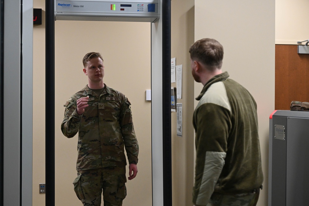 Ellsworth Airmen complete personnel deployment function line in preparation for Bomber Task Force 25-1