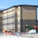 January 2025 barracks construction operations for South Barracks Project at Fort McCoy