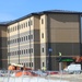 January 2025 barracks construction operations for South Barracks Project at Fort McCoy