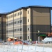 January 2025 barracks construction operations for South Barracks Project at Fort McCoy