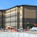 January 2025 barracks construction operations for South Barracks Project at Fort McCoy