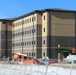 January 2025 barracks construction operations for South Barracks Project at Fort McCoy