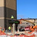 January 2025 barracks construction operations for South Barracks Project at Fort McCoy