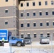 January 2025 barracks construction operations for South Barracks Project at Fort McCoy